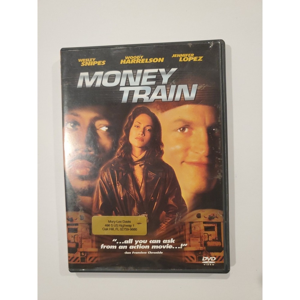 Money Train (1995) DVD Action Thriller Wesley Snipes Woody Harrelson Lopez